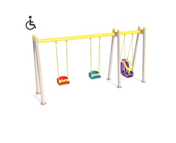 50915 - Engelsiz Park Salıncak (Üçlü)